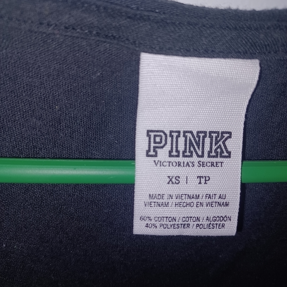 Pink Victoria's Secret- Short Sleeve Tee- W Sz XS - Picture 2 of 7